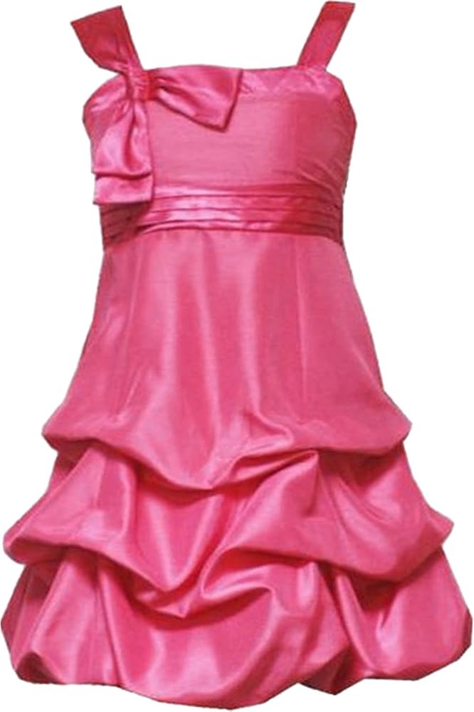 Amazon.com: Rare Editions Girls 4-16 Fuchsia-Pink Bow